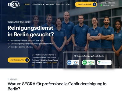 SEGRA Reinigungsfirma Berlin - Für eine saubere Gebäudereinigung! Thumb