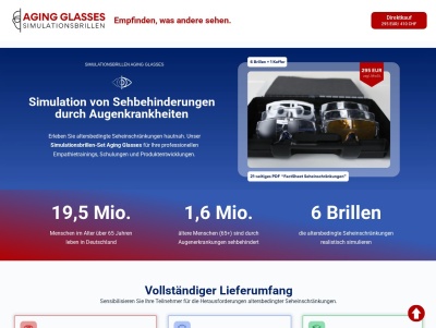Simulationsbrillen Aging Glasses – Empfinden, was andere sehen. Thumb