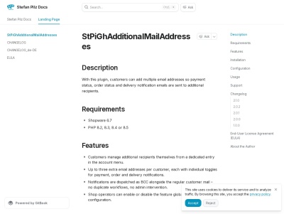 StPiGhAdditionalMailAddresses | Doku | Stefan Pilz Docs Thumb