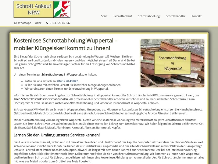 https://www.schrott-ankauf-nrw.de/schrottabholung-wuppertal.html