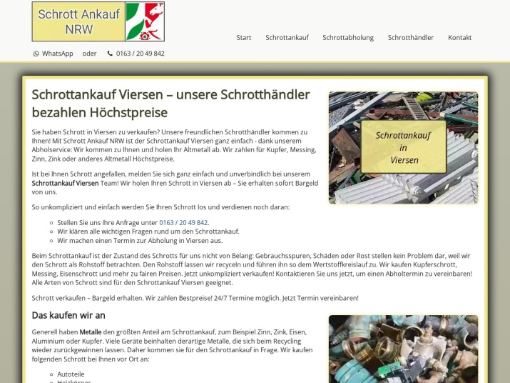 https://www.schrott-ankauf-nrw.de/schrottankauf-viersen.html