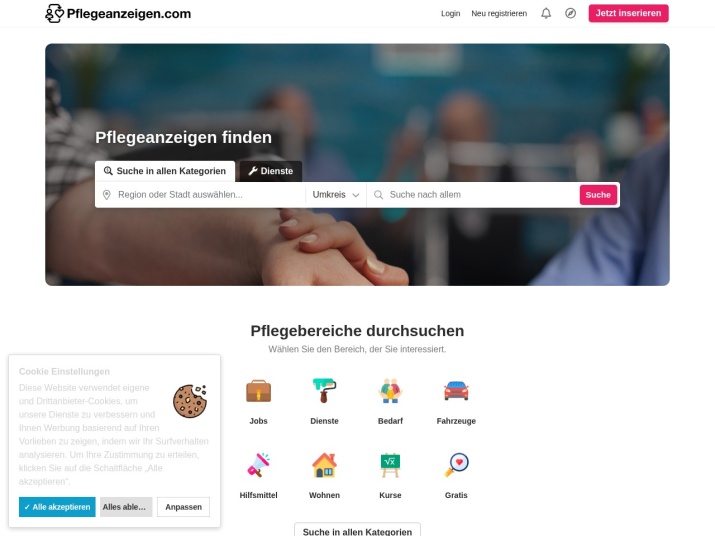 https://www.pflegeanzeigen.com