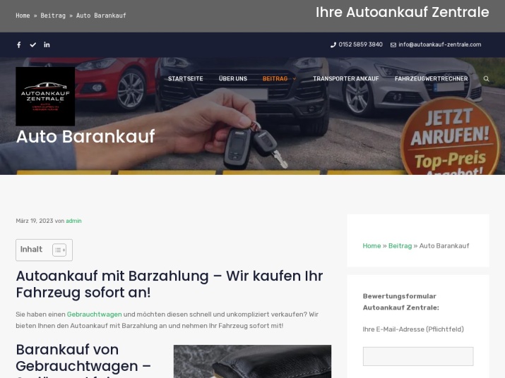 https://autoankauf-zentrale.com/auto-barankauf/