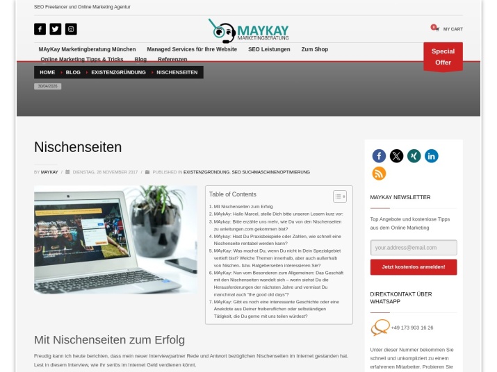 https://maykay.de/nischenseiten/