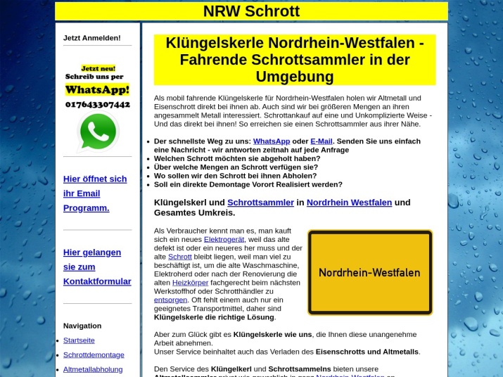 https://nrw-schrott.de/kluengelskerl.html