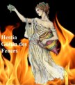 Hestia ist in der griechischen Mythologie die olympische Göttin vom Herdfeuer Thumb
