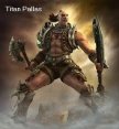 Details von Pallas ist in der griechischen Mythologie ein Titan Thumb