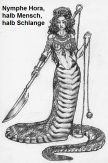 Details von Hora ist in der griechischen Mythologie eine Schlangennymphe Thumb