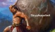 Details von Sisyphus leistet in der Hölle seine Sisyphusarbeit Thumb