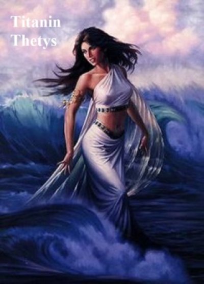 Tethys ist in der griechischen Mythologie die Gemahlin vom mächtigen Okeanos