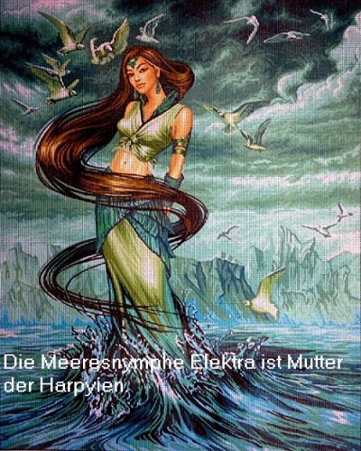 Elektra ist in der griechischen Mythologie die Mutter der Harpyien