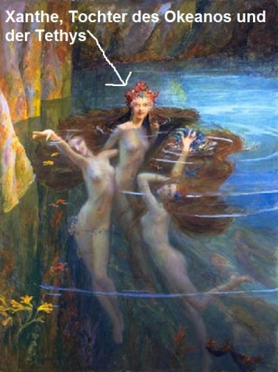 Xanthe ist in der griechischen Mythologie eine Okeanide