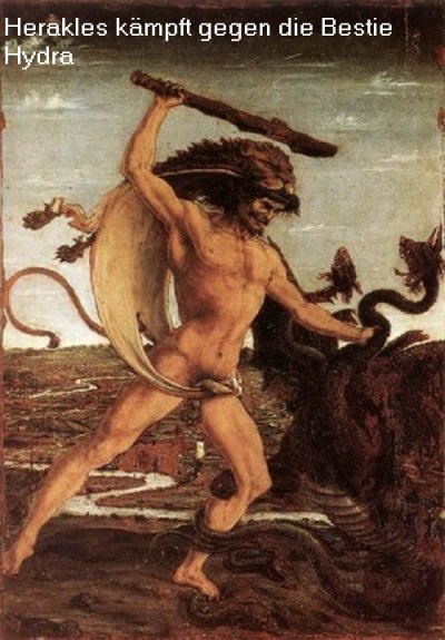 Herakles ist in der griechischen Mythologie ein Super-Heros