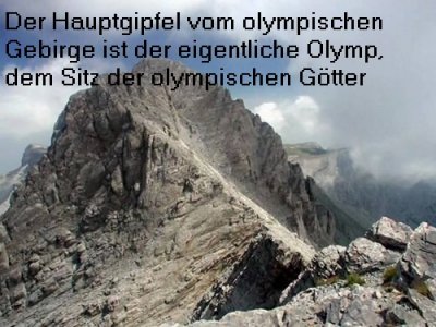 Olymp: Sitz der olympischen Götter