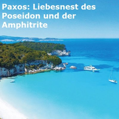 Griechische Insel Paxos: Mythologie